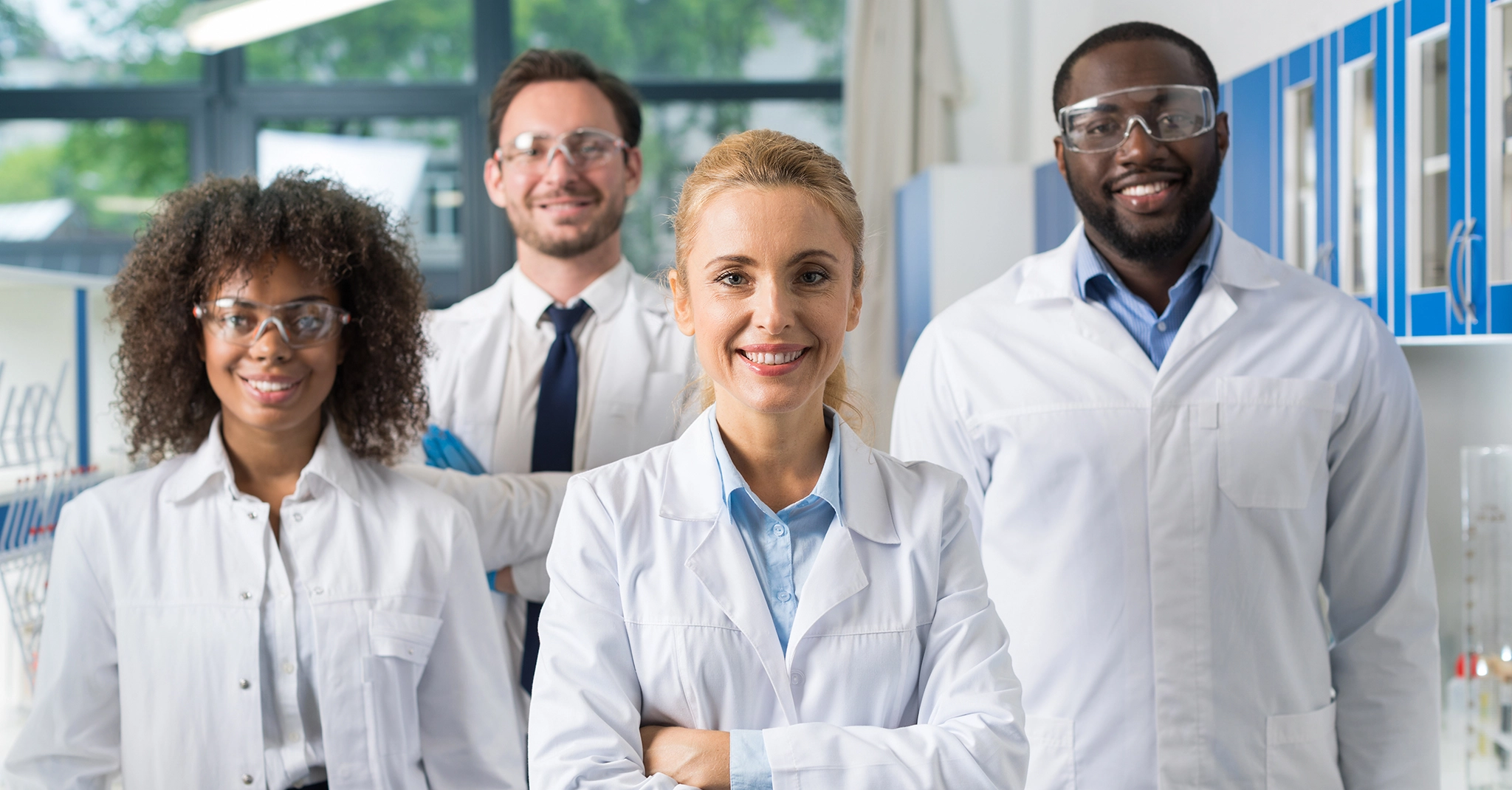 4 Pharmacists posing for a picture