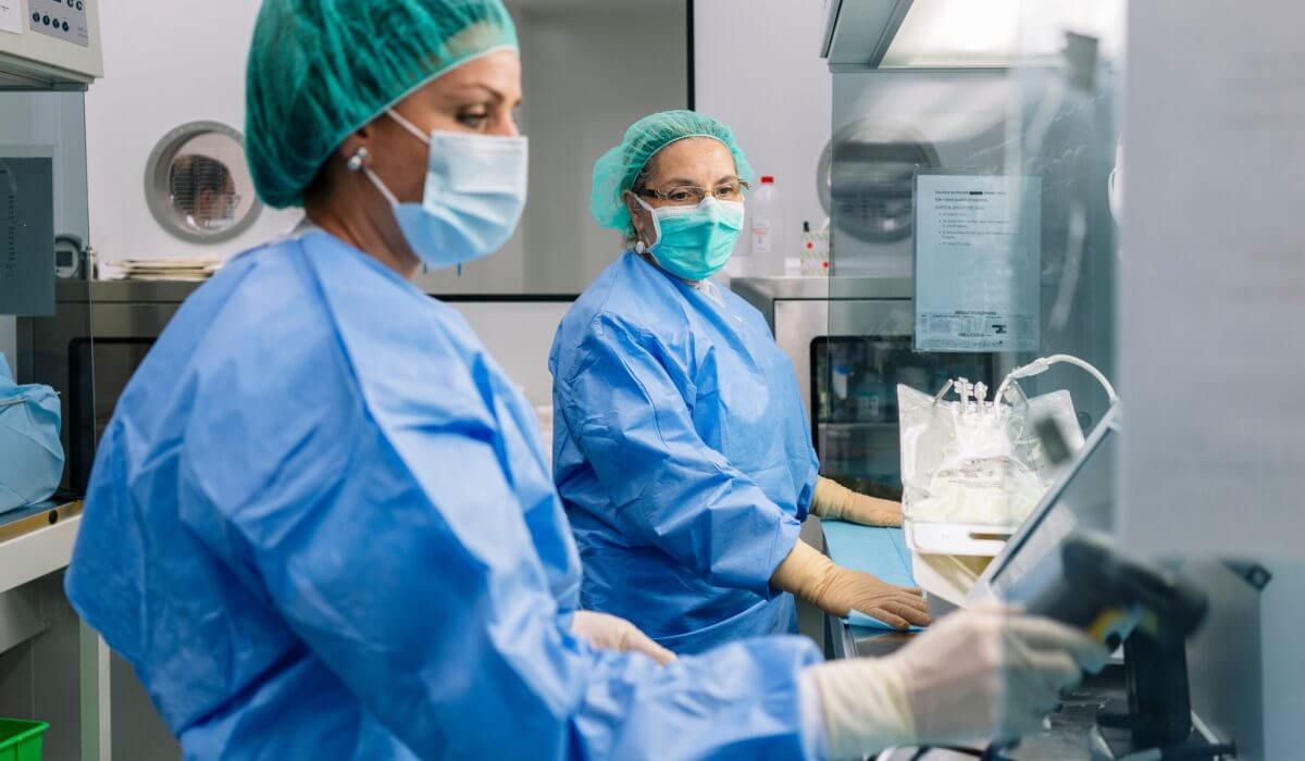 Pharmacist in laboratory