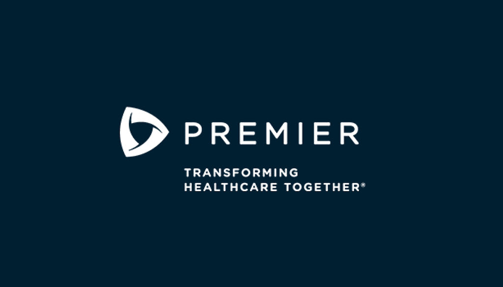 PREMIER - TRANSFORMING HEALTHCARE TOGETHER LOGO