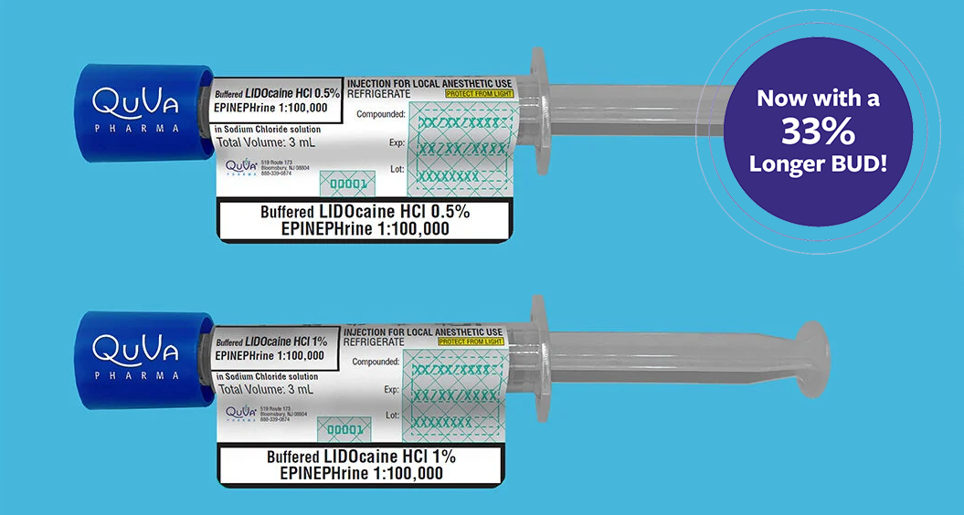 QuVa Pharma BLE Syringe 33 percent Callout